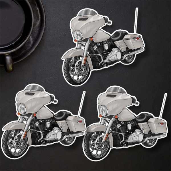 Harley-Davidson Street Glide Stickers 2018 Hard Candy Shattered Flake Clothing & Merchandise