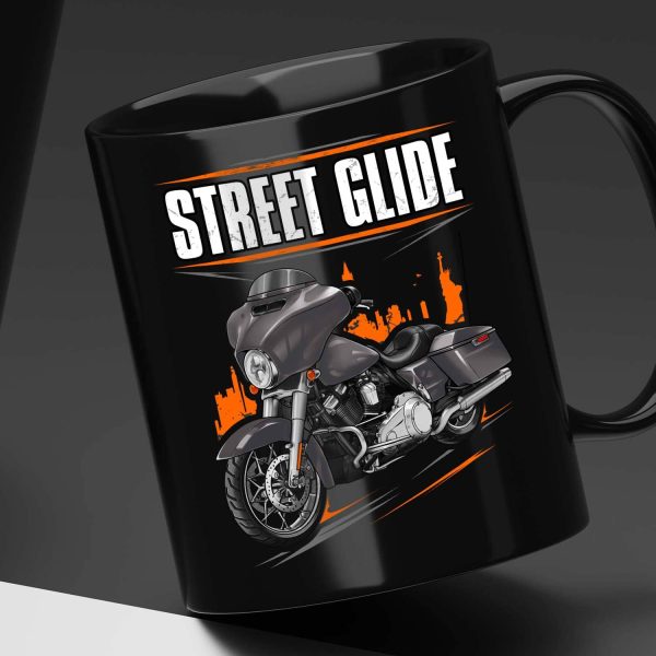 Harley-Davidson Street Glide Mug 2018 Industrial Gray Denim Clothing & Merchandise