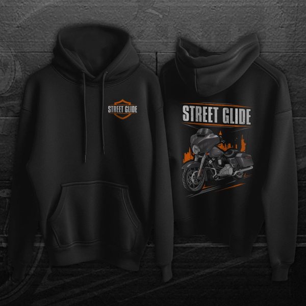 Harley-Davidson Street Glide Hoodie 2018 Industrial Gray Denim Clothing & Merchandise