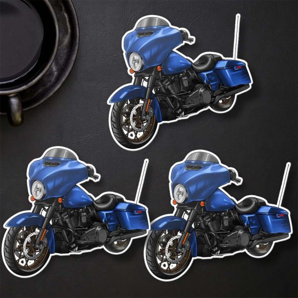 Harley-Davidson Street Glide Special Stickers 2018 Legend Blue Denim Merchandise & Clothing