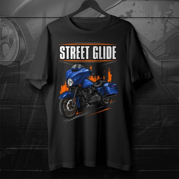 Harley-Davidson Street Glide Special T-shirt 2018 Legend Blue Denim Merchandise & Clothing
