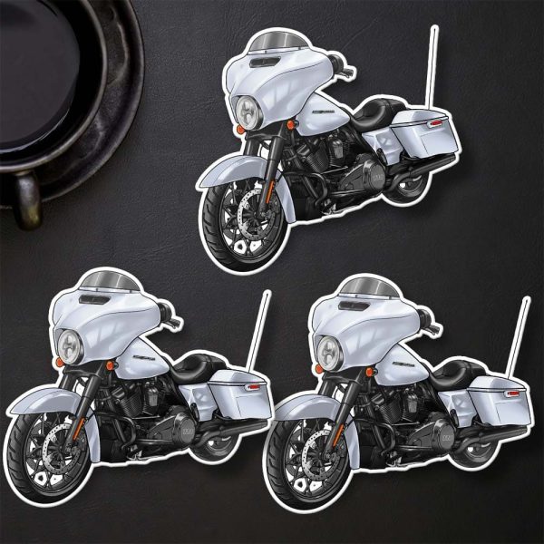 Harley-Davidson Street Glide Special Stickers 2019 Barracuda Silver Merchandise & Clothing