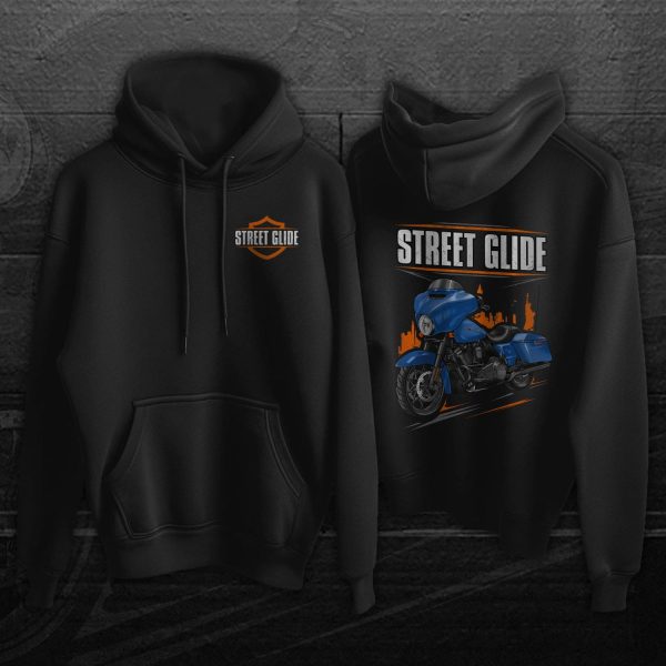 Harley-Davidson Street Glide Special Hoodie 2019 Billiard Blue Merchandise & Clothing