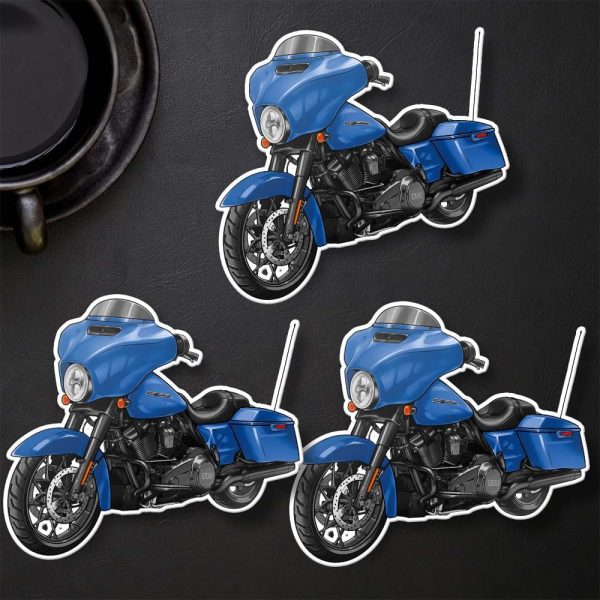 Harley-Davidson Street Glide Special Stickers 2019 Billiard Blue Merchandise & Clothing