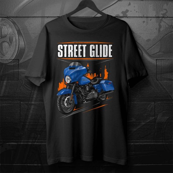 Harley-Davidson Street Glide Special T-shirt 2019 Billiard Blue Merchandise & Clothing
