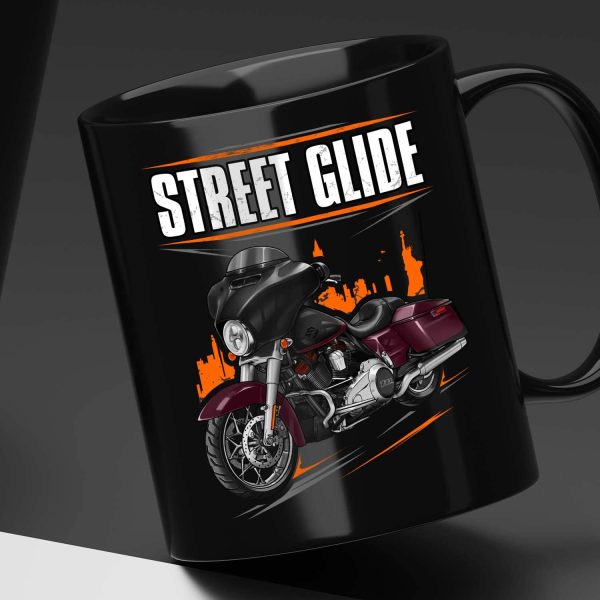 Harley-Davidson Street Glide CVO Mug 2019 Black Forest & Wineberry Merchandise & Clothing