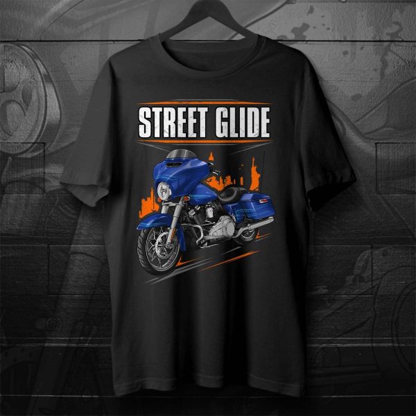 Harley-Davidson Street Glide T-shirt 2019 Blue Max Clothing & Merchandise