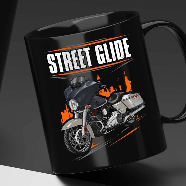 Harley-Davidson Street Glide CVO Mug 2019 Charred Steel & Lightning Silver Merchandise & Clothing