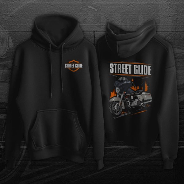 Harley-Davidson Street Glide CVO Hoodie 2019 Charred Steel & Lightning Silver Merchandise & Clothing