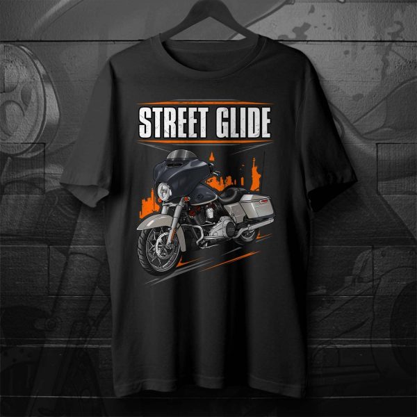 Harley-Davidson Street Glide CVO T-shirt 2019 Charred Steel & Lightning Silver Merchandise & Clothing