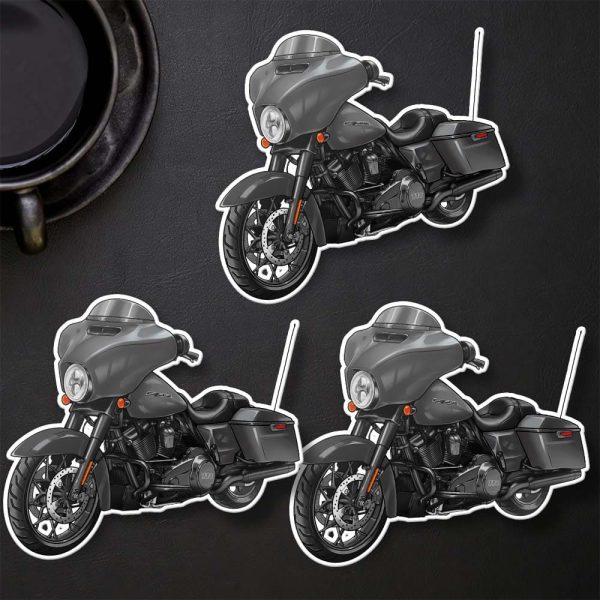 Harley-Davidson Street Glide Special Stickers 2019 Industrial Gray Denim Merchandise & Clothing