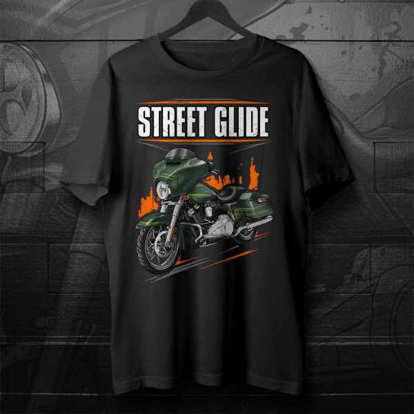 Harley-Davidson Street Glide T-shirt 2019 Kinetic Green Clothing & Merchandise