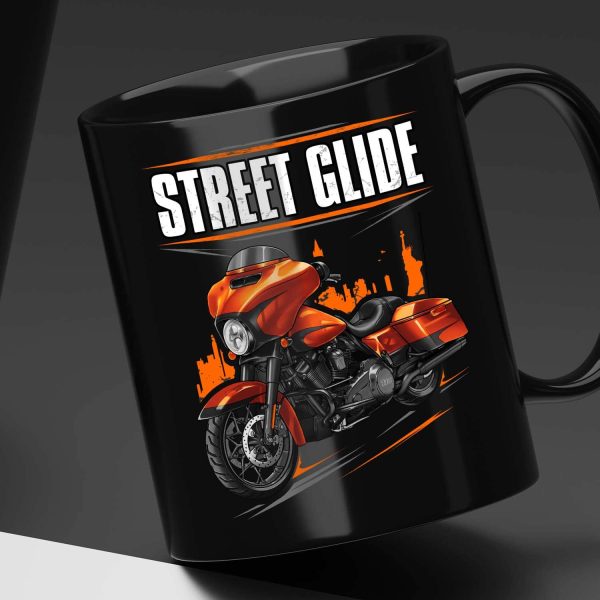 Harley-Davidson Street Glide Special Mug 2019 Scorched Orange & Black Denim Merchandise & Clothing