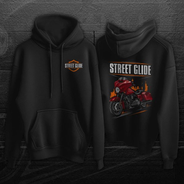 Harley-Davidson Street Glide Special Hoodie 2019 Wicked Red Denim Merchandise & Clothing