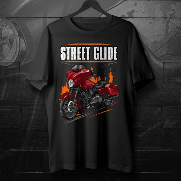 Harley-Davidson Street Glide Special T-shirt 2019 Wicked Red Denim Merchandise & Clothing