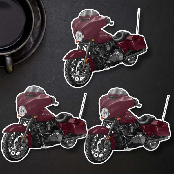 Harley-Davidson Street Glide Special Stickers 2020 Billiard Burgundy Merchandise & Clothing