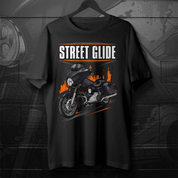 Harley-Davidson Street Glide CVO T-shirt 2020 Black Stardust Fade Merchandise & Clothing