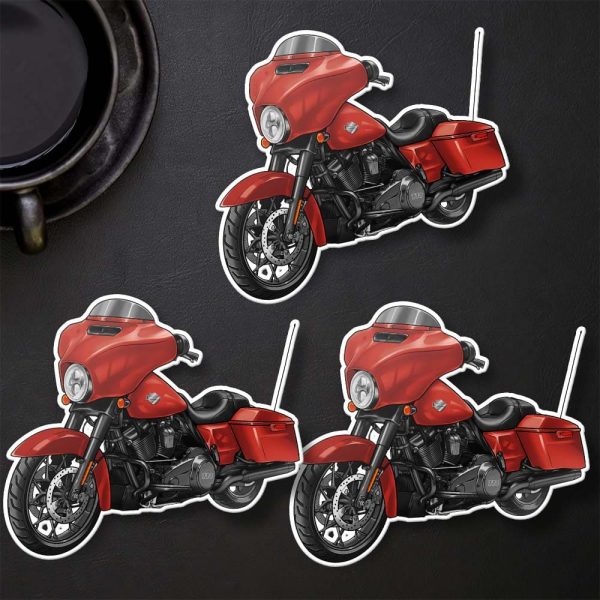 Harley-Davidson Street Glide Special Stickers 2020 Performance Orange Merchandise & Clothing