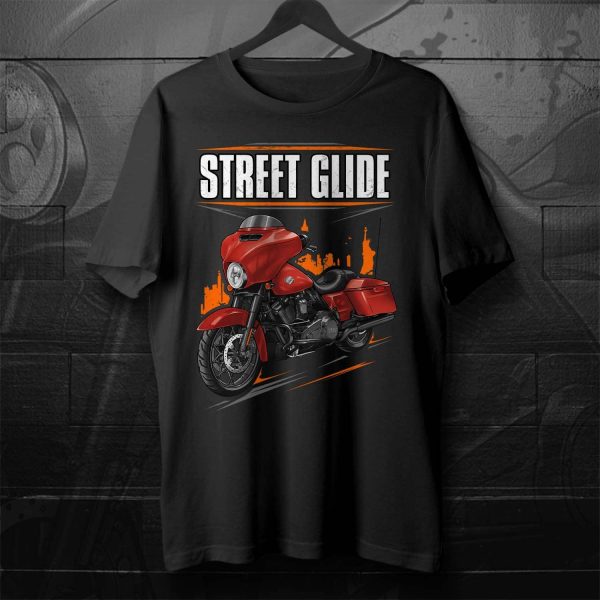 Harley-Davidson Street Glide Special T-shirt 2020 Performance Orange Merchandise & Clothing