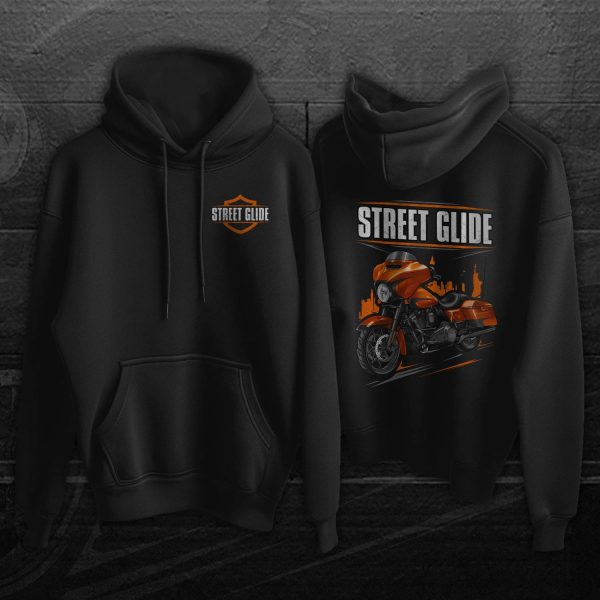 Harley-Davidson Street Glide Special Hoodie 2020 Scorched Orange & Silver Flux Merchandise & Clothing