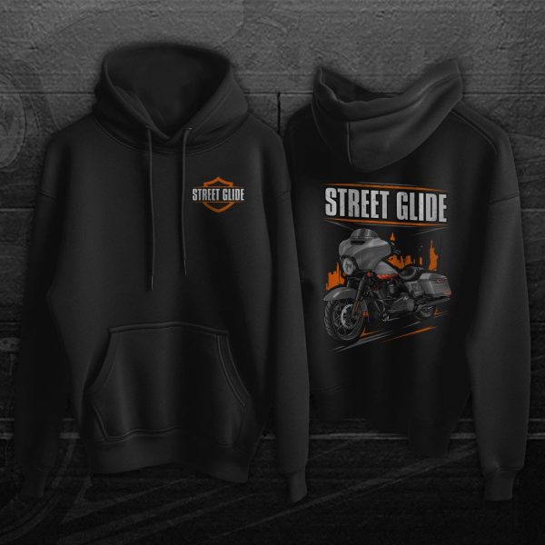 Harley-Davidson Street Glide CVO Hoodie 2020 Smoky Gray & Black Hole Merchandise & Clothing