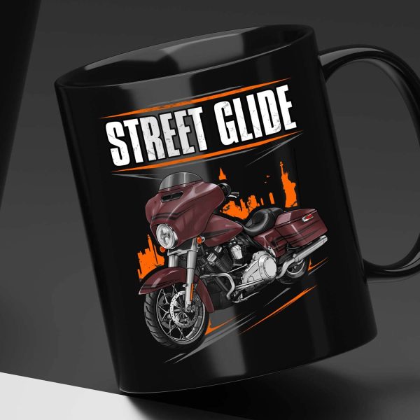 Harley-Davidson Street Glide Mug 2020 Stiletto Red Clothing & Merchandise