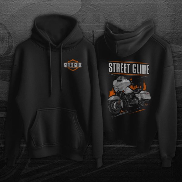 Harley-Davidson Street Glide Special Hoodie 2020 Stone Washed White Pearl Merchandise & Clothing