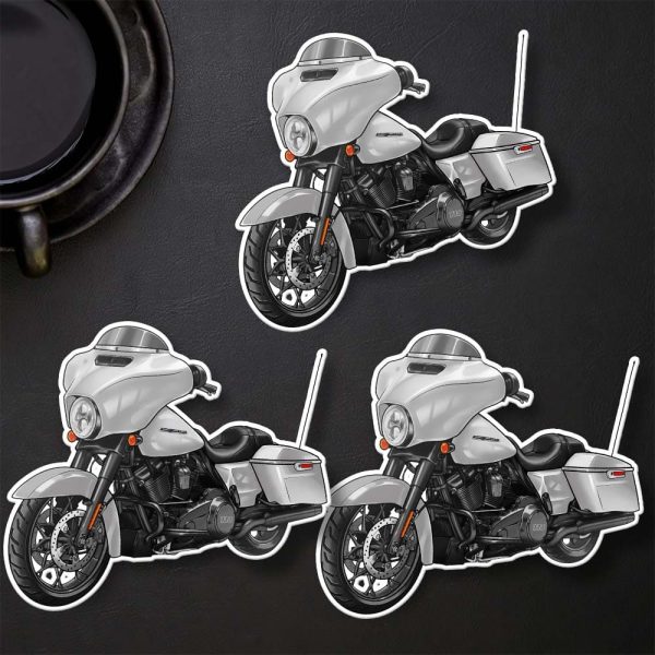 Harley-Davidson Street Glide Special Stickers 2020 Stone Washed White Pearl Merchandise & Clothing