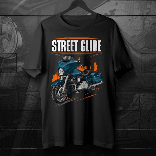 Harley-Davidson Street Glide T-shirt 2020 Tahitian Teal Clothing & Merchandise