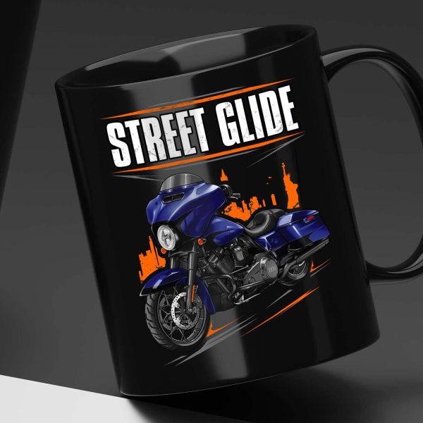 Harley-Davidson Street Glide Special Mug 2020 Zepher Blue & Black Sunglo Merchandise & Clothing