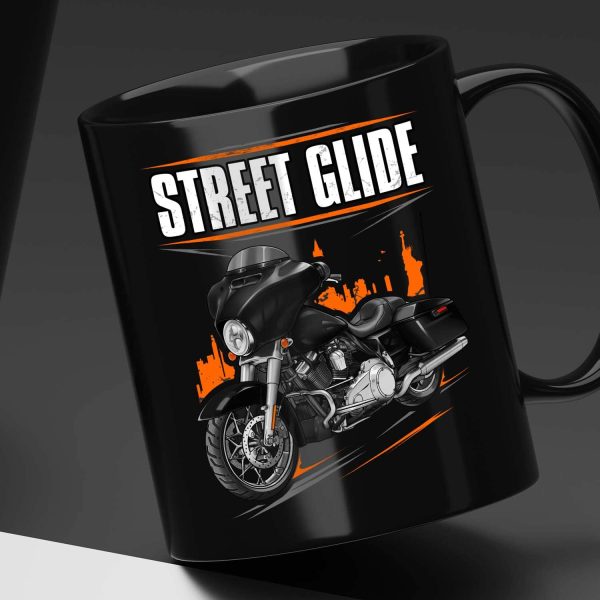Harley-Davidson Street Glide Mug 2021-2023 Vivid Black Clothing & Merchandise
