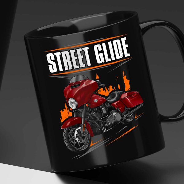 Harley-Davidson Street Glide Special Mug 2021 Billiard Red (Black Finish) Merchandise & Clothing