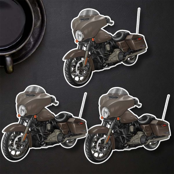 Harley-Davidson Street Glide CVO Stickers 2021 Bronze Armor Merchandise & Clothing