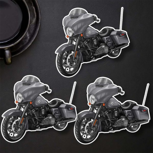 Harley-Davidson Street Glide Special Stickers 2021 Gauntlet Gray Metallic (Black Finish) Merchandise & Clothing