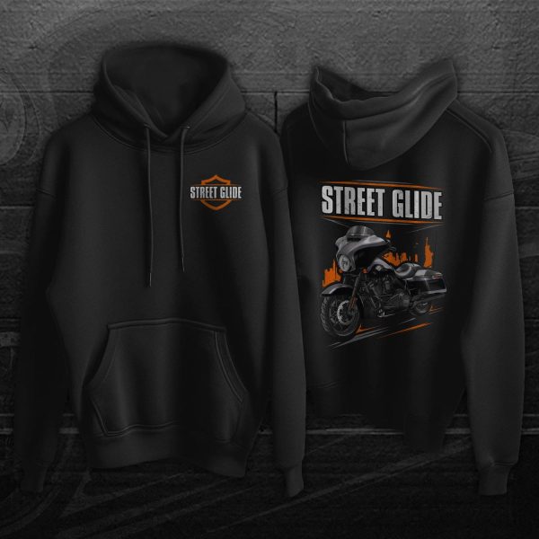 Harley-Davidson Street Glide Special Hoodie 2021 Gauntlet Gray Metallic & Vivid Black (Black Finish) Merchandise & Clothing