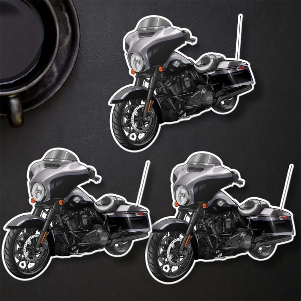 Harley-Davidson Street Glide Special Stickers 2021 Gauntlet Gray Metallic & Vivid Black (Black Finish) Merchandise & Clothing