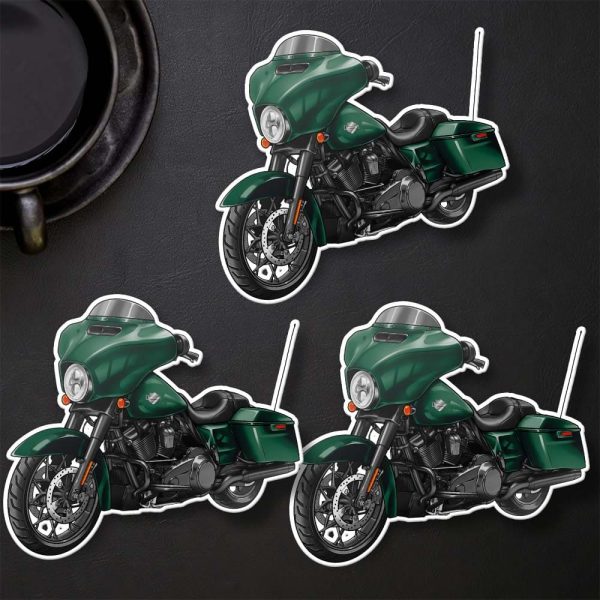 Harley-Davidson Street Glide Special Stickers 2021 Snake Venom (Black Finish) Merchandise & Clothing