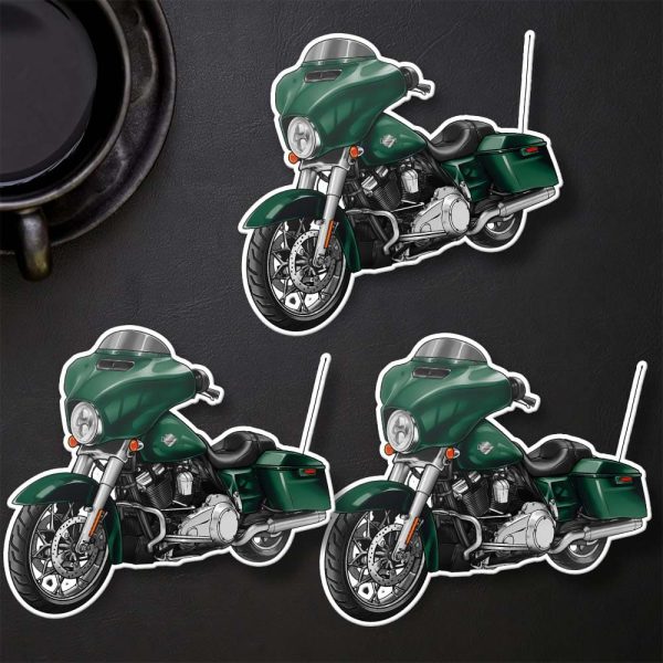 Harley-Davidson Street Glide Special Stickers 2021 Snake Venom (Chrome Finish) Merchandise & Clothing