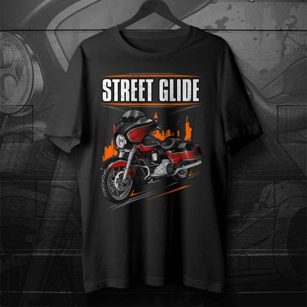 Harley-Davidson Street Glide CVO T-shirt 2021 Sunset Orange Fade & Sunset Black Merchandise & Clothing