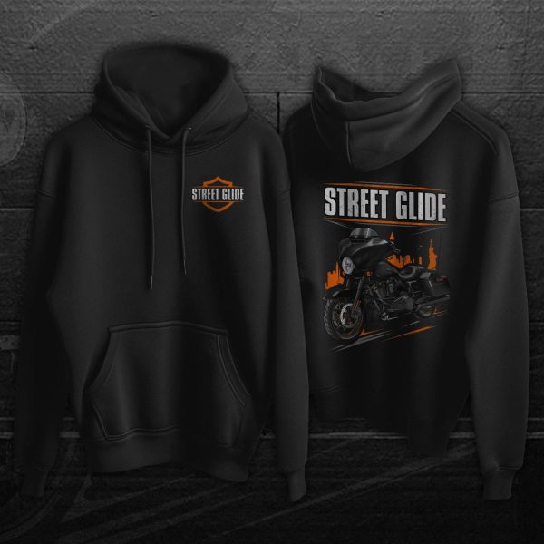 Harley-Davidson Street Glide ST Hoodie 2022-2023 Vivid Black Merchandise & Clothing
