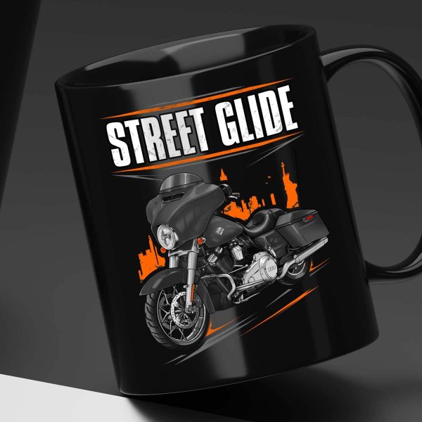Harley-Davidson Street Glide Special Mug 2022 Black Denim (Chrome Finish) Merchandise & Clothing