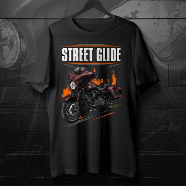 Harley-Davidson Street Glide Special T-shirt 2022 Midnight Crimson Red & Vivid Black (Black Finish) Merchandise & Clothing