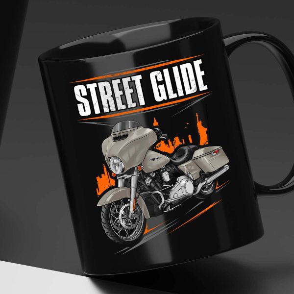 Harley-Davidson Street Glide Mug 2022 White Sand Pearl Clothing & Merchandise