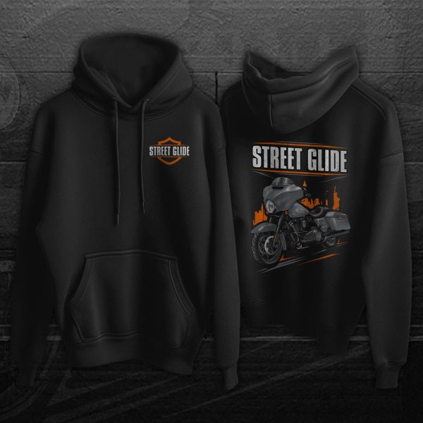 Harley-Davidson Street Glide Special Hoodie 2023 Atlas Silver Metallic (Black Finish) Merchandise & Clothing
