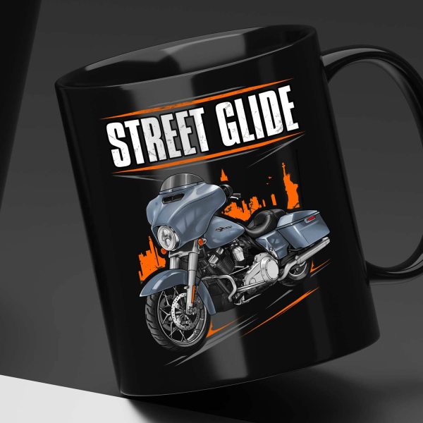 Harley-Davidson Street Glide Mug 2023 Atlas Silver Metallic Clothing & Merchandise