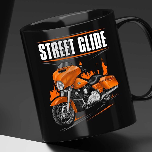 Harley-Davidson Street Glide Special Mug 2023 Baja Orange (Chrome Finish) Merchandise & Clothing