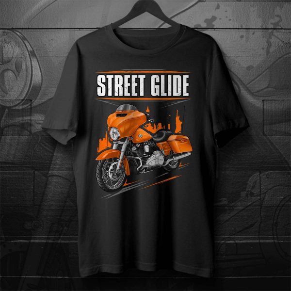 Harley-Davidson Street Glide Special T-shirt 2023 Baja Orange (Chrome Finish) Merchandise & Clothing