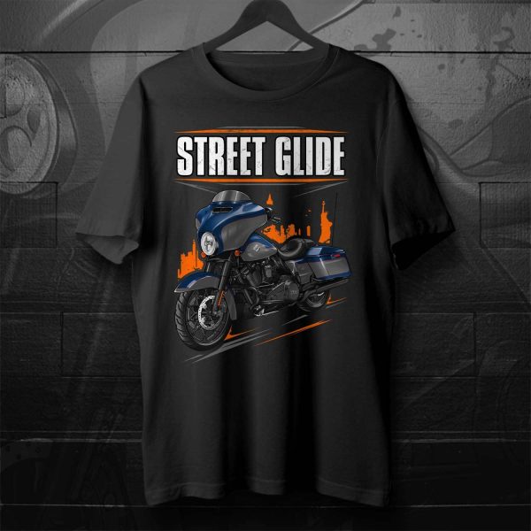 Harley-Davidson Street Glide Special T-shirt 2023 Bright Billiard Blue & Billiard Gray (Black Finish) Merchandise & Clothing