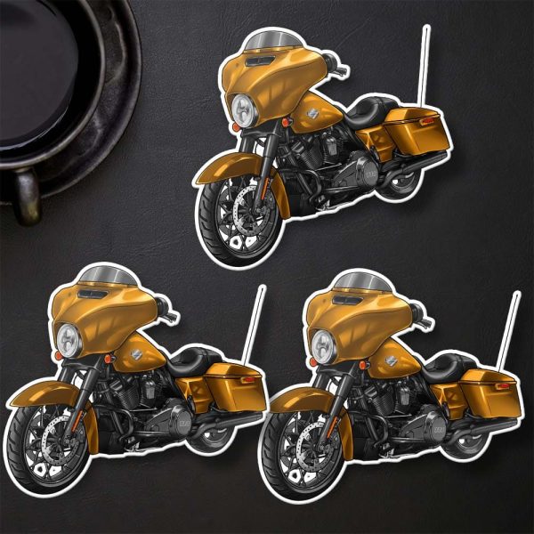 Harley-Davidson Street Glide Special Stickers 2023 Prospect Gold (Black Finish) Merchandise & Clothing