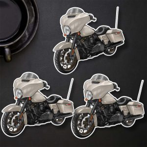 Harley-Davidson Street Glide ST Stickers 2023 White Sand Pearl Merchandise & Clothing